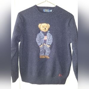 Polo knit sweater